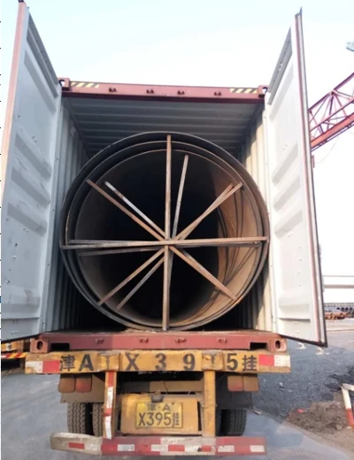 Loj Diameter 64inch Mild Steel SSAW Kauv Welded Yeeb Nkab Rau Roj / roj av