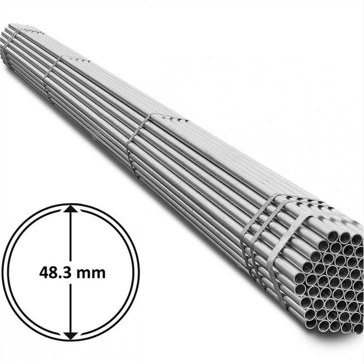 EN 39 48.3 hli Galvanized Scaffolding Steel Pipes