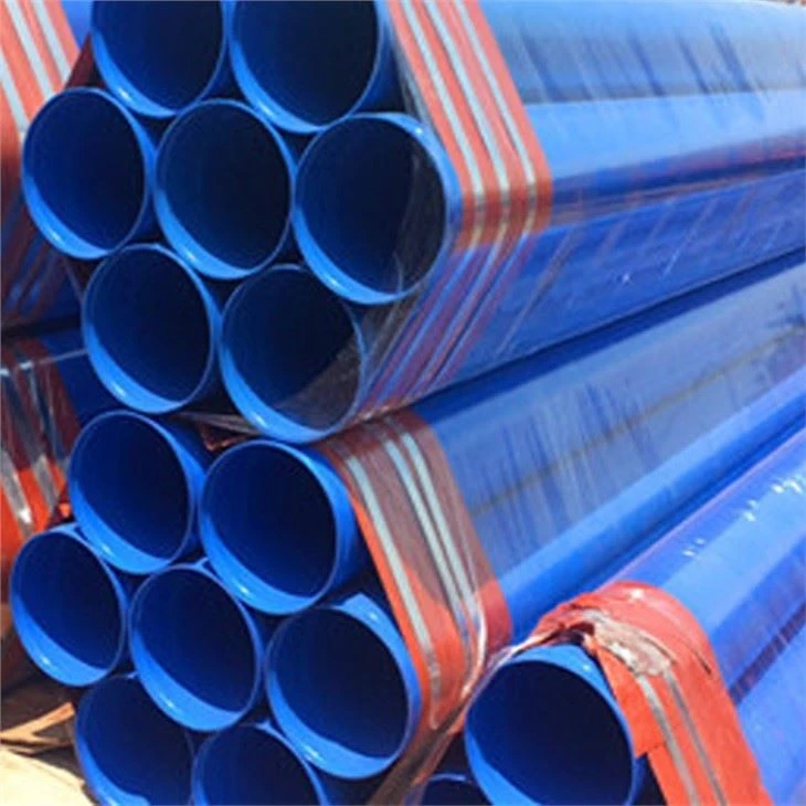 Red Painted Steel Pipe With Grooved Ends